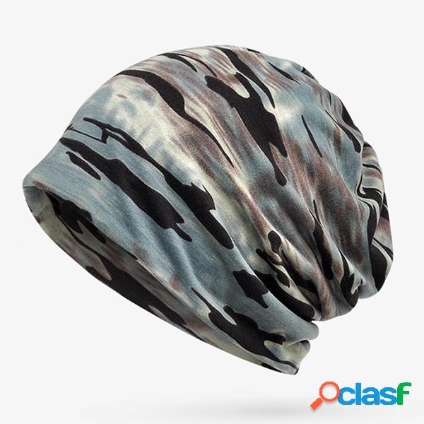 Mens Women Camouflage Baggy Hats Multi-function Collar Scarf