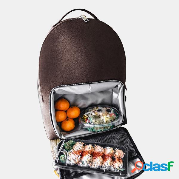 Mochila multifuncional de preparação para refeições ao
