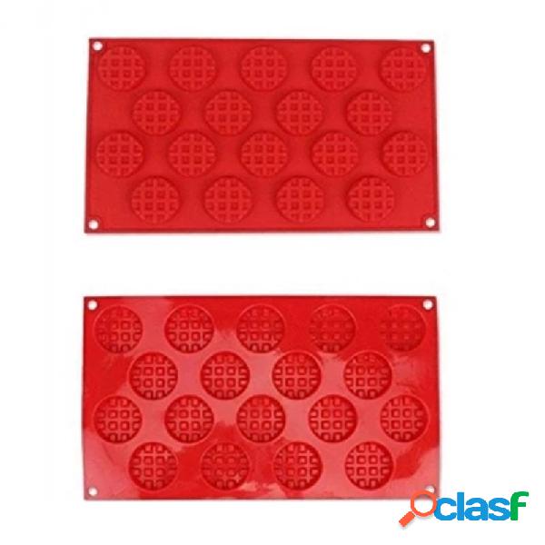 Molde do silicone da forma do waffle da bandeja do cozimento