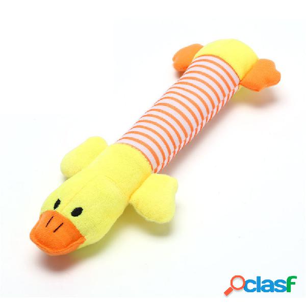 Mrosaa Bonito Pet Dog Toys Chew Squeaker Animais Gato