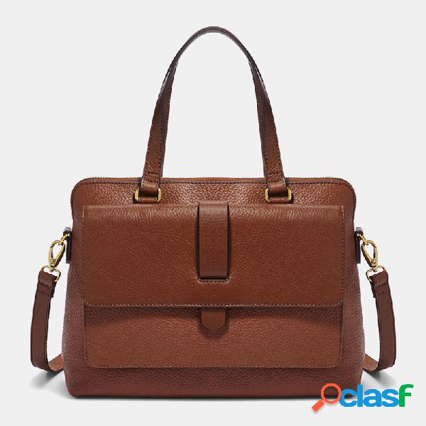 Mulheres Casual Multifuncionais Tote Sholuder Sólido Bolsa