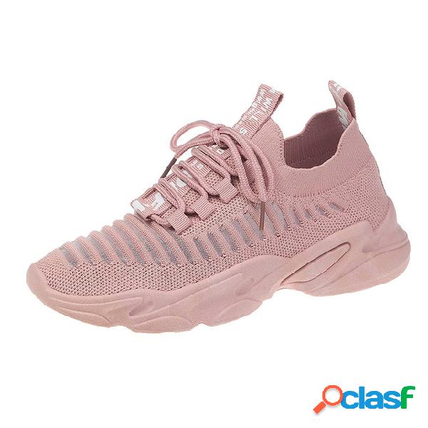 Mulheres Casual respirável Sports Shoes