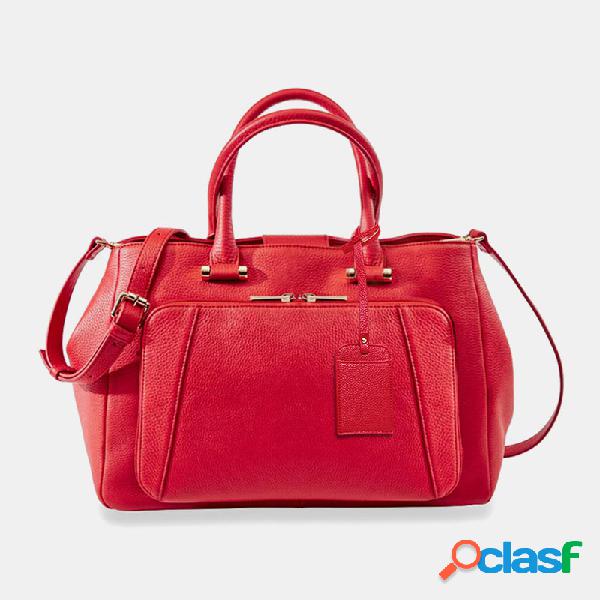 Mulheres Design Crossbody multifuncional de bolsa sólida