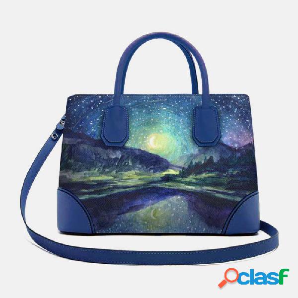 Mulheres Impresso Handbag Crossbody Bolsa