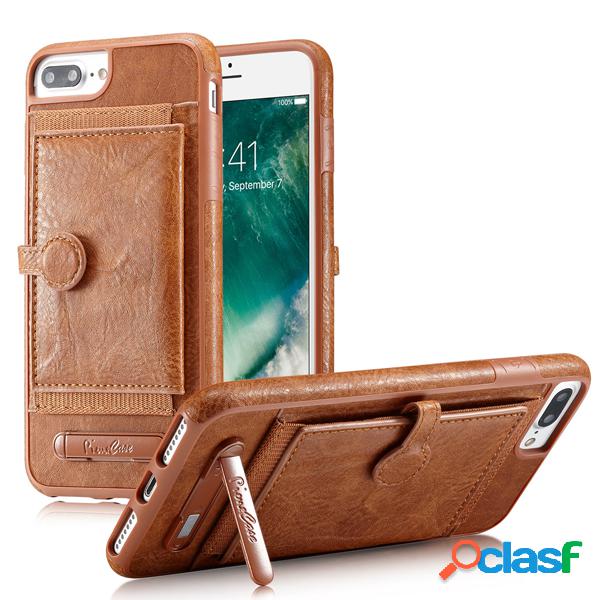 Mulheres PU Leather Card Holder Phone Case Phone Bags para