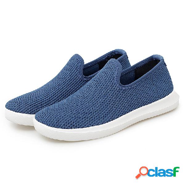 Mulheres Slip On Mesh respirável Soft Sola exterior casual