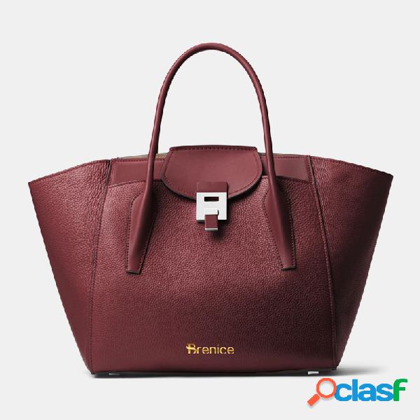 Mulheres Solid Casual Bolsa expansível Crossbody Bolsa