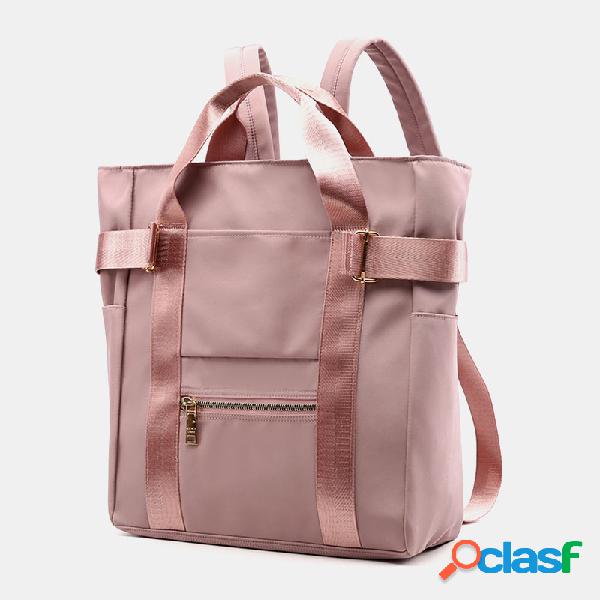 Mulheres Waterproof Shoulder de grande capacidade Bolsa
