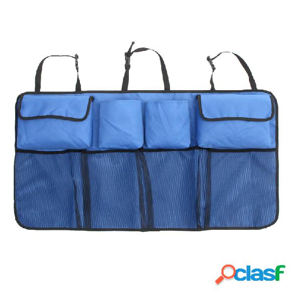 Multifuncionais Nylon Mesh Nets Car Trunk Storage Bag Back