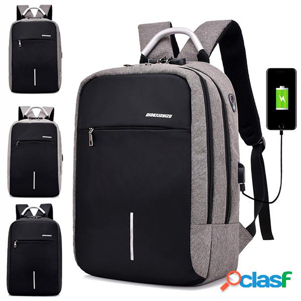 Multifuncional Anti-roubo 16 polegadas Laptop Bag Travel