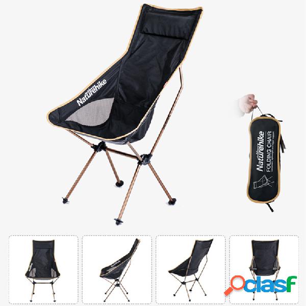 Naturehike NH17Y010-L Alumínio Folding Chair Max Load 100KG