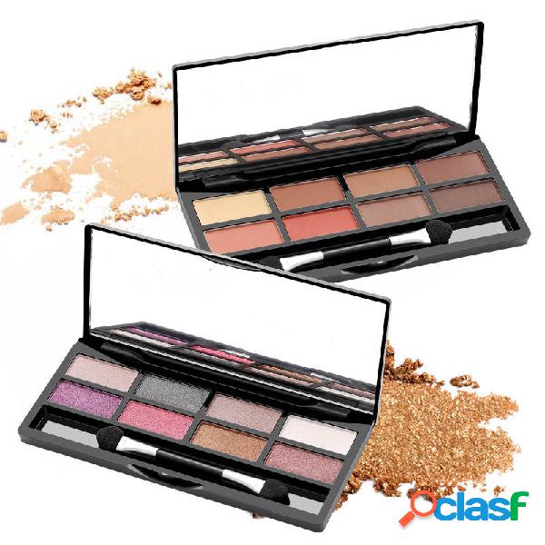 Paleta de Sombras 8 cores Shimmer Paleta de Sombras Glitter