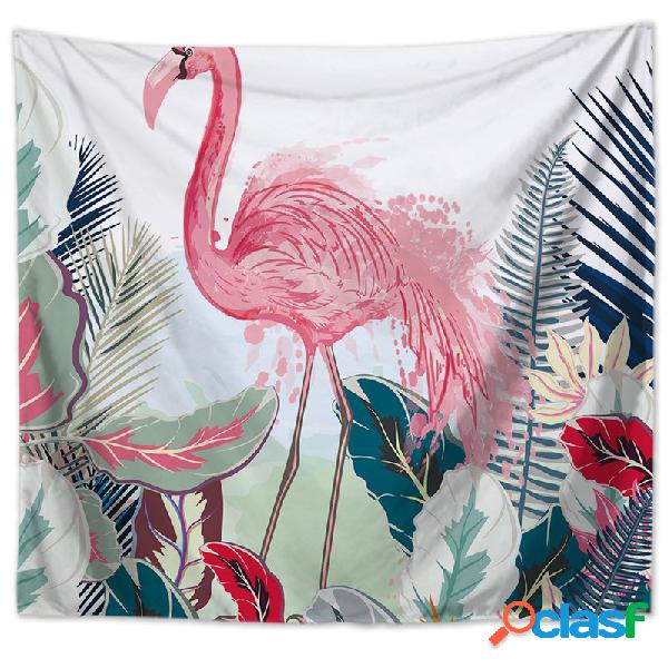 Parede Pendurado Flamingo Impresso Tapestry Room Decor Arte