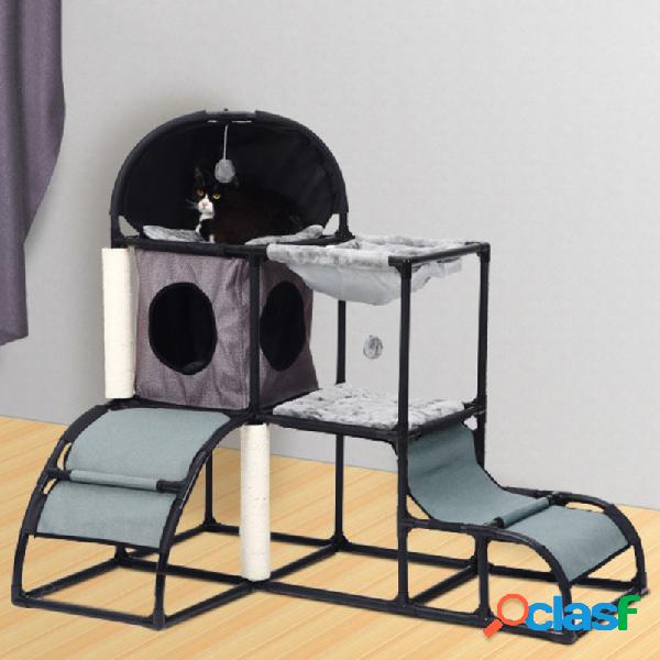 Pet Cat Tree Jogar Casa Condo Bed Móveis Riscar Pole Toy