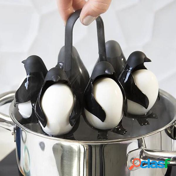 Preguin cozinha criativa ovo caldeira 6 ovos titular com