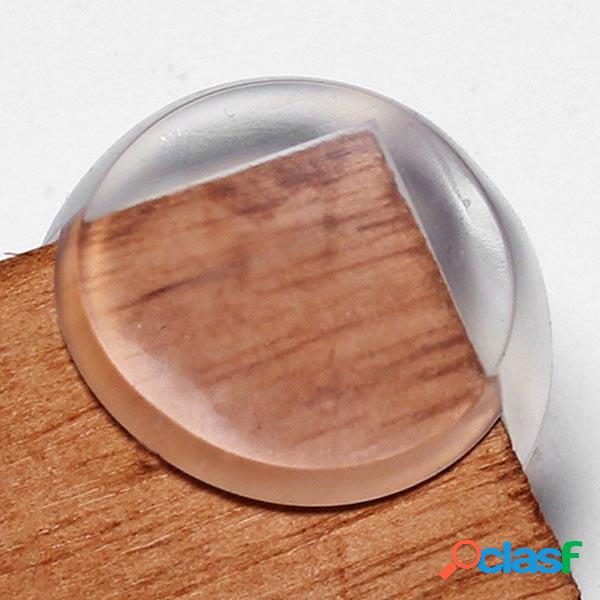 Protetor esférico de canto de mesa transparente para