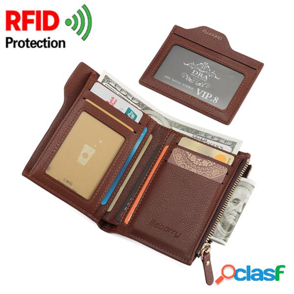 RFID Antimagnetic Carteira de negócio 6 entalhes de cartão