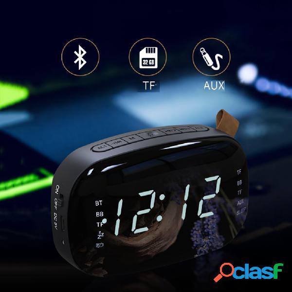 Rádio FM LED Digital Despertador com Sleep Timer Snooze