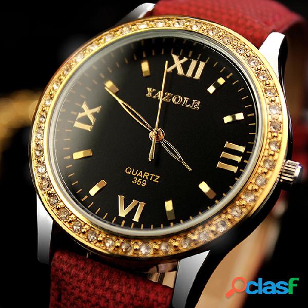 Relógios das mulheres de YAZOLE relógios de ouro do