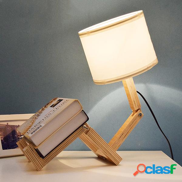 Robot Mesa Lamp Distinctive Unique Adjustable DIY Book Night