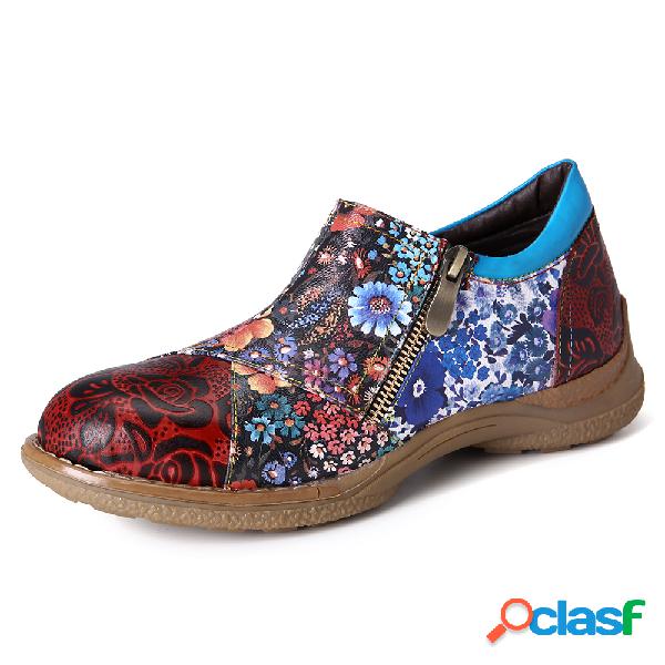 SOCOFY Retro Emenda Pequenas Flores Para Jardim Em Relevo