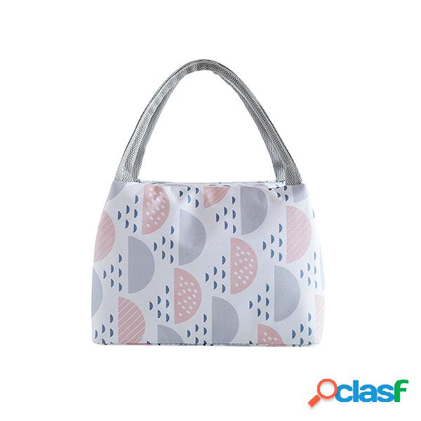 Saco de saco de almoço com zíper pacote de isolamento Saco