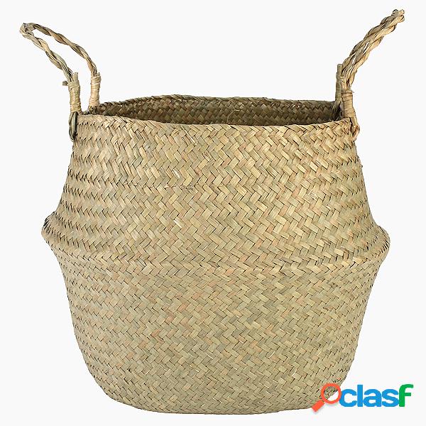 Seagrass Belly Basket Armazém Lavanderia Home Panier Boule
