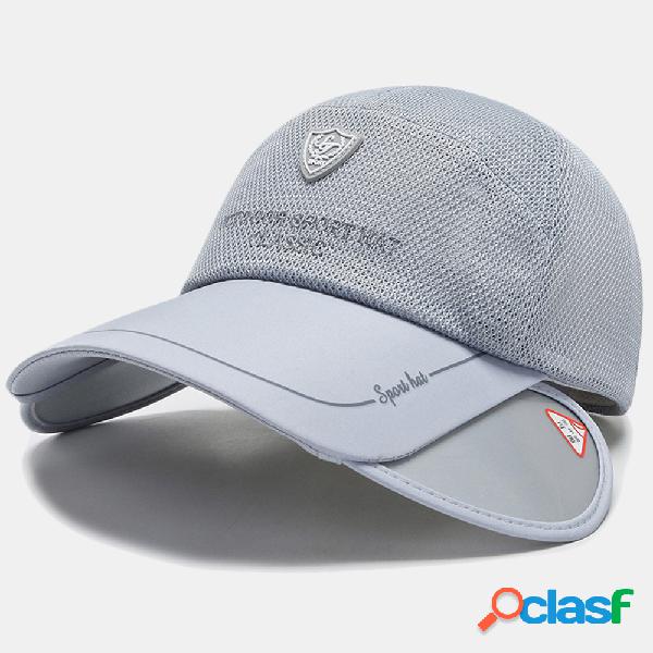 Sol de verão Chapéu Pesca Chapéu Boné de beisebol