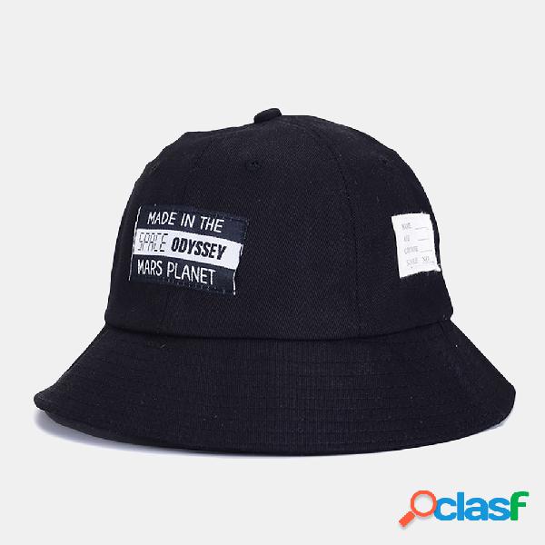 Sombra às riscas Fisherman Chapéu Algodão Hip-hop Chapéu