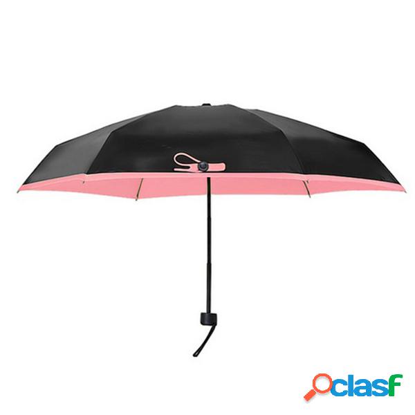 Super Mini guarda-chuva de bolso 5 Dobras Outdoor