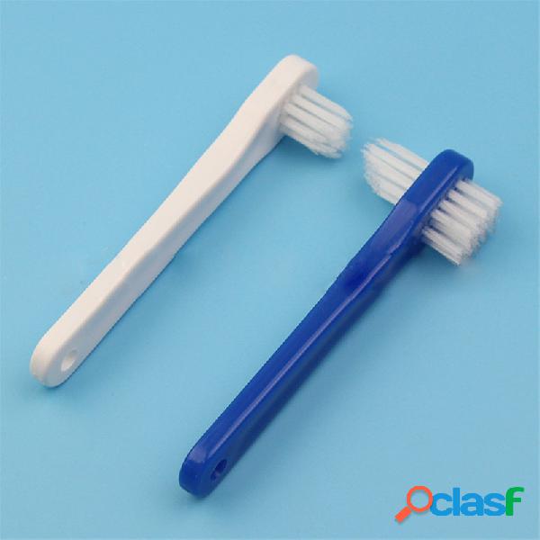 T-shape Dedicated Double-headed False Tooth Brush Gum Dente