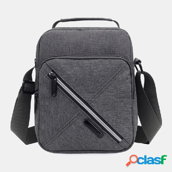 Telefone dos retalhos da lona dos homens Bolsa Crossbody