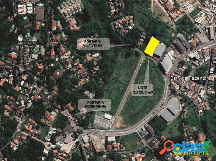 Terreno Portaria do Vila Velha - 2.222 m²