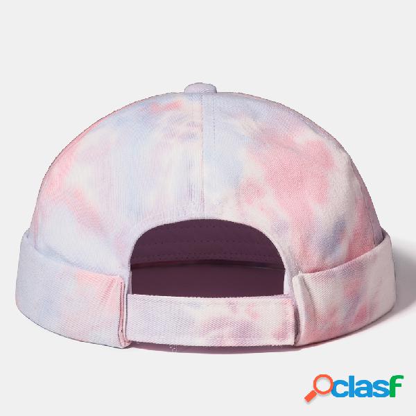 Tie-dye dos homens Caveira Gorro sem aba Chapéu Gorro