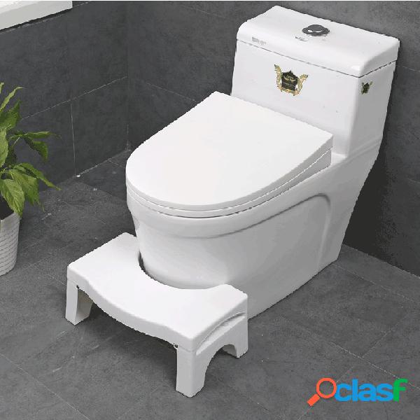 Toalete antiderrapante do pé do toalete branco Toalete
