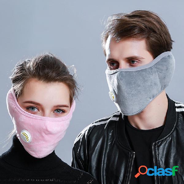 Unisex 2 Em 1 Rosto Quente Máscara Earmuffs Ear Protection
