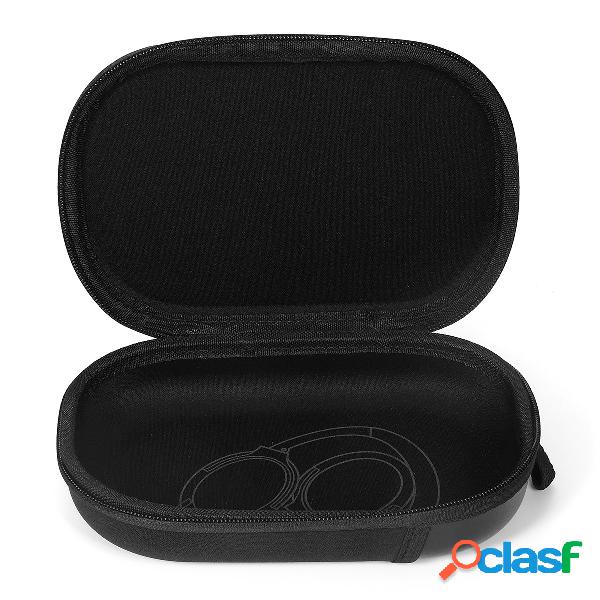 Waterproof Bump Resistance PU Leather Headphone Storage Bag