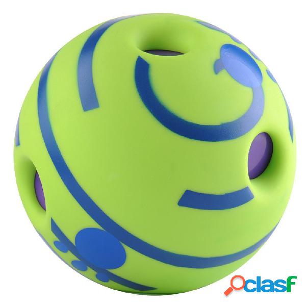 Wobble Wag Giggle Ball Dog Jogar Squeaky Ball Training Pet