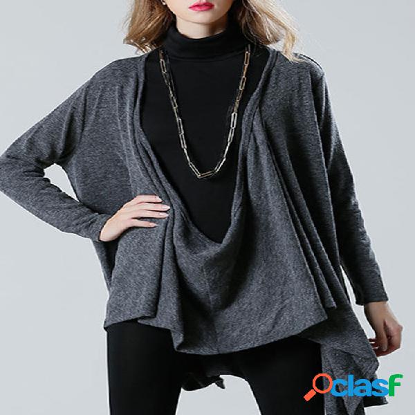 YIZHIYU Casual Multi-Way Cardigans para mulheres