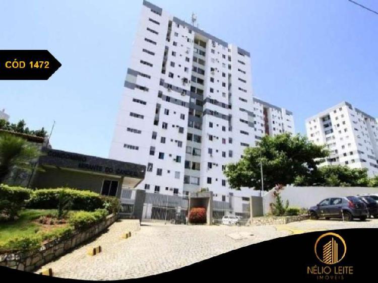 Candeal com 2|4, 01 G e 60M² no Cond. Mirante do Candeal