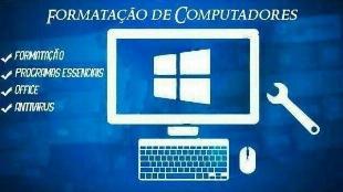 FORMATAÇÃO DE COMPUTADORES E NOTBOOK