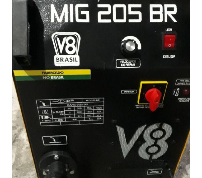 Máquina de Solda MIG 205 BR V8
