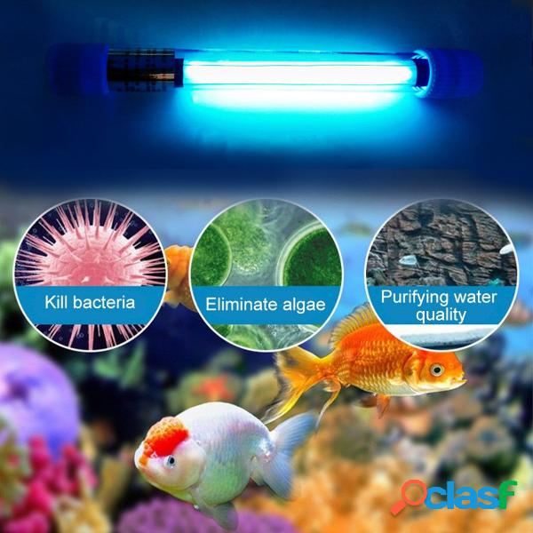 Aquarium UVC Sterilizer Lamp Light Submersible Germicidal
