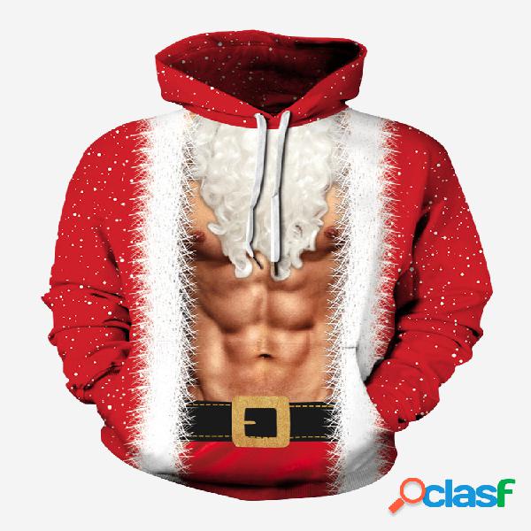 As mulheres imprimem o teste padrão do Natal Moletom Com