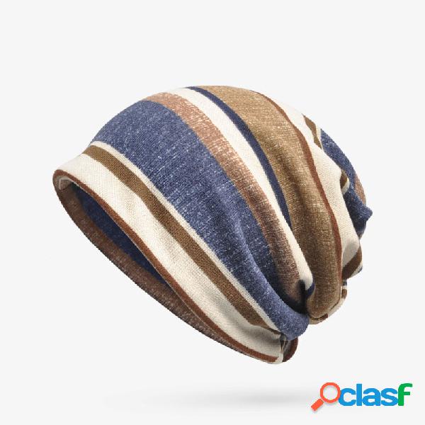 Babador Chapéu Gorro casual listrado selvagem de uso duplo