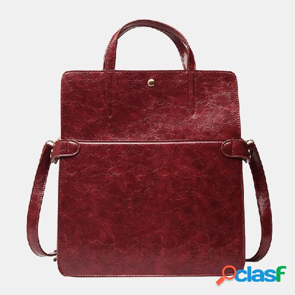 Bolsa casual multifuncional de grande capacidade para