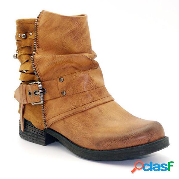 Botas Curtas Reviet Metal Salto Grosso