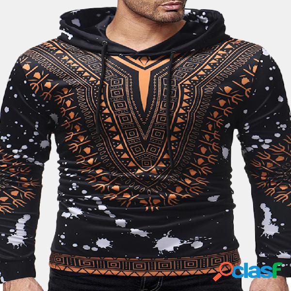 Camisola superior encapuçado dos Hoodies da impressão de