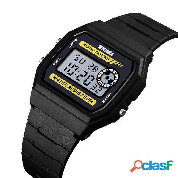 Esporte Estilo LED Digital Watch Cronógrafo à Prova