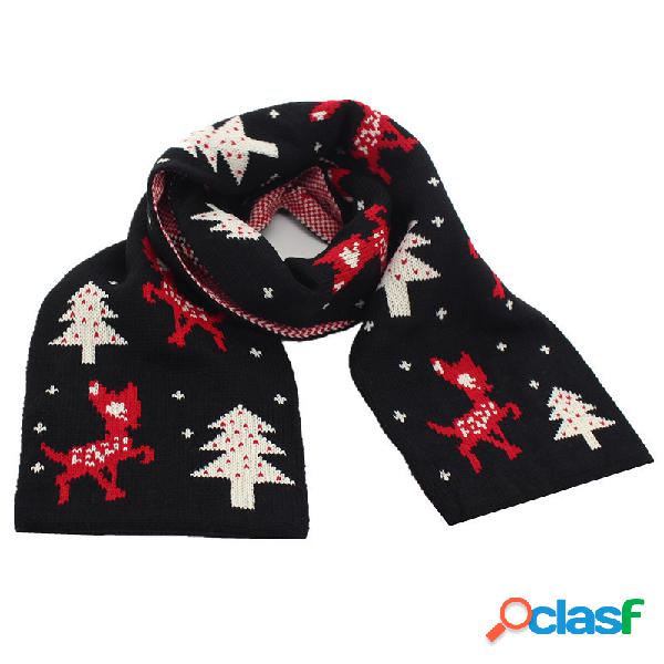 Estilo de Natal Padrão Knit Toddler Knit Meninos Meninas